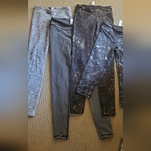 Lululemon Ivivva Girls Leggings size 10/12 4 count Bundle lot